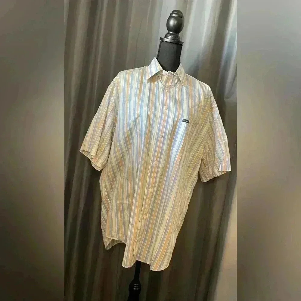91. Faconnable Men’s Casual Button Down, Size L, New Condition